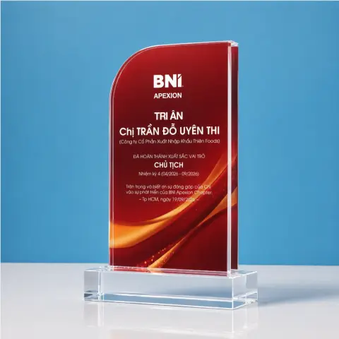 Kỷ niệm chương thủy tinh